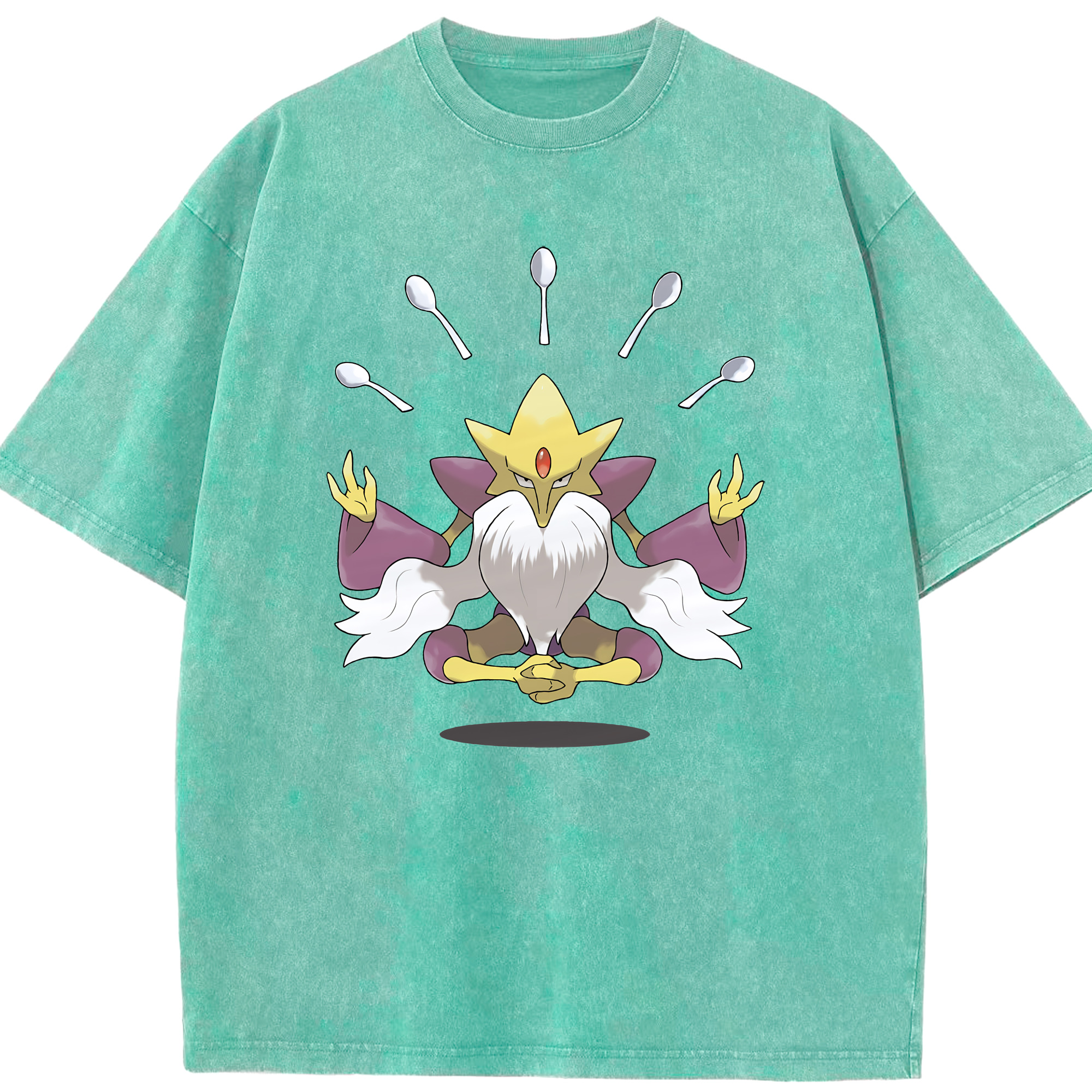 （画像用） ポケットモンスター Pokémon 綿100% ヴィンテージ風 半袖Tシャツ（フロントプリント）